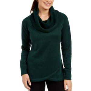 Ideology Women’s Cross-Over Front Cowl-Neck Pullov
